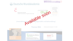 lecture: Innovation in Wounddiagnostics